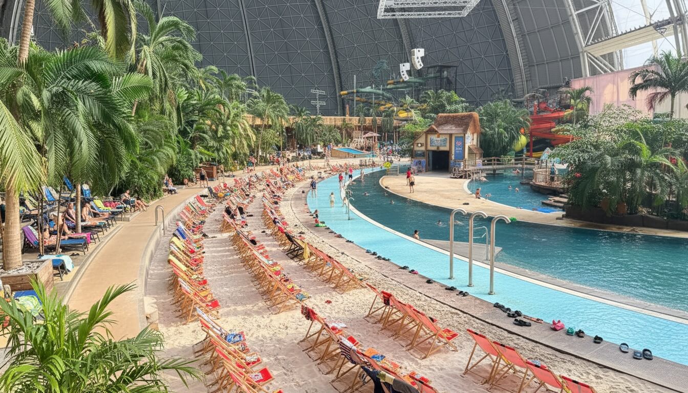 Pytania o Tropical Island plaża i leniwa rzeka